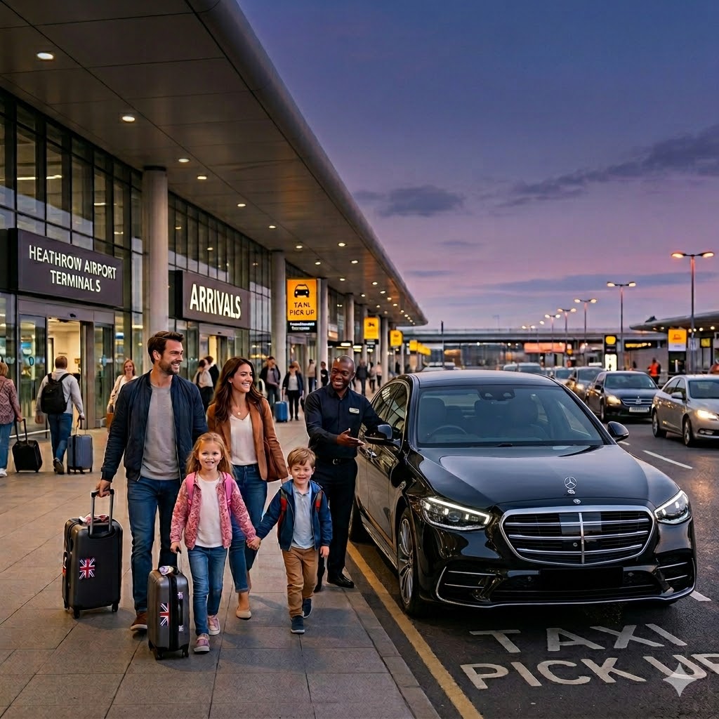Airport taxi transfers in the UK